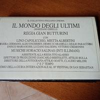 Gian Butturini - VHS - Il mondo degli ultimi -1980