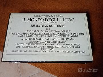 Gian Butturini - VHS - Il mondo degli ultimi -1980