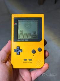 Game Boy Pocket Giallo + 5 Giochi Originali