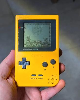Game Boy Pocket Giallo + 5 Giochi Originali