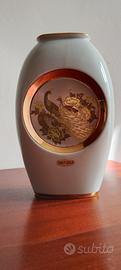 Vaso Vintage Giapponese  in Porcellana e oro 24k