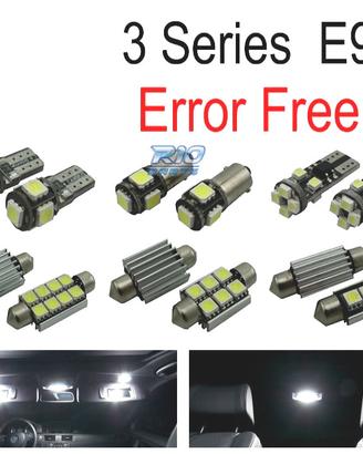 KIT 17 LAMPADE LED INTERNE BMW SERIE 3 E90 SEDAN 3