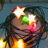 Luci albero Natale vintage stelle