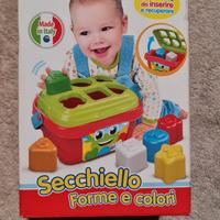 Gioco Clementoni Secchiello Forme e Colori