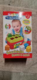 Gioco Clementoni Secchiello Forme e Colori