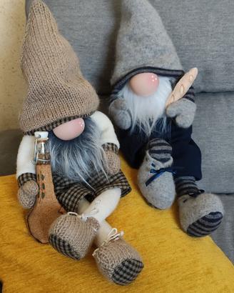  Set of 2 Handmade Nordic Gnomes |