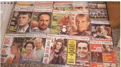 21 riviste domenica del corriere anni 70 copertine