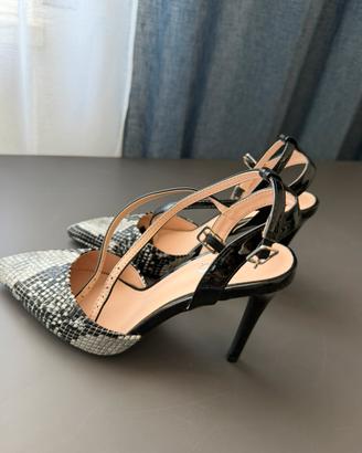 GoGo Shoes Pitonate Nere e Bianche Tg. 38
