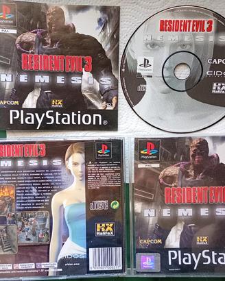 Resident evil 3.PlayStation1 , gioco originale ita