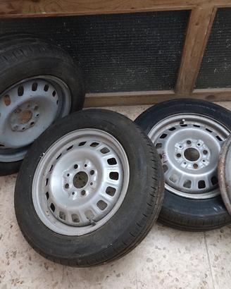 Gomme 155 NUOVE + Cerchi - FIAT PANDA 750 