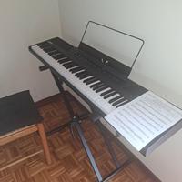 Tastiera con stand e substain pedal
