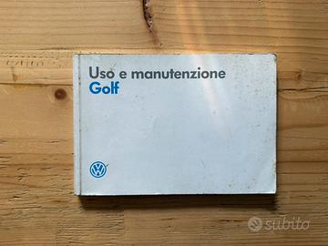Libretto uso e manutenzione Volkswagen Golf 2
