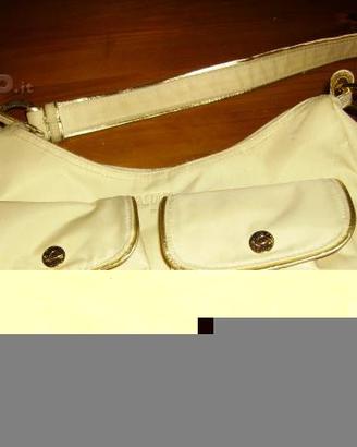 Borsa bianca carpisa in tessuto