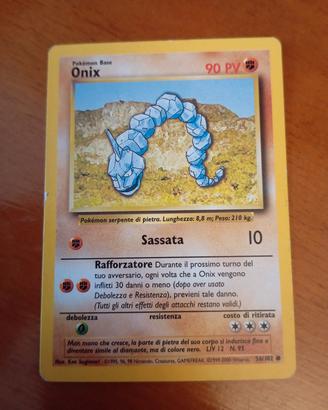 onix 56/102 carta Pokemon 