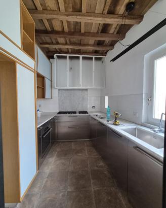 Splendida Cucina di Design in ACCIAIO INOX e MARMO