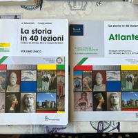 La storia in 40 lezioni + la storia in 40..atlante