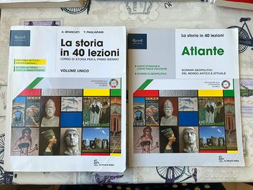 La storia in 40 lezioni + la storia in 40..atlante