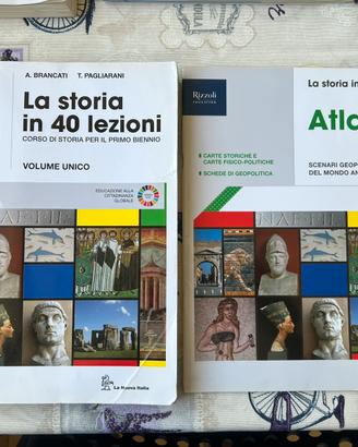 La storia in 40 lezioni + la storia in 40..atlante