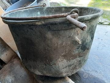 PAIOLO IN RAME DELL'800