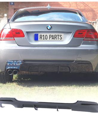 DIFFUSORE BMW E92 E93 LOOK M PERFORMANCE NERO LUCI
