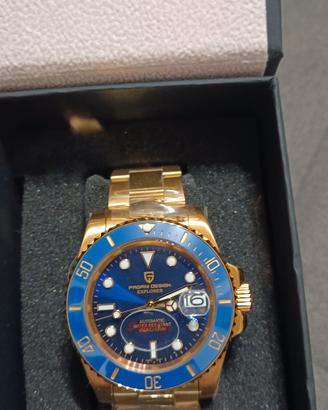Pagani Design Submariner Oro Blu