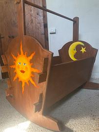 Culla in legno artigianale