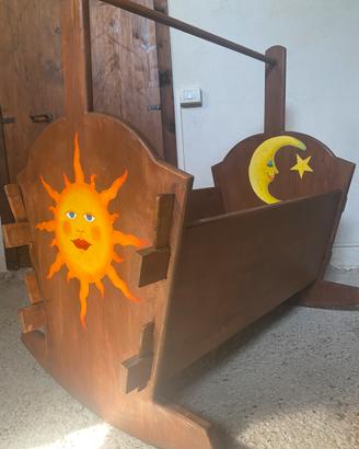 Culla in legno artigianale