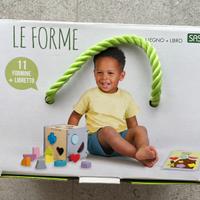 Gioco incastro forme di legno nuovo Sassi