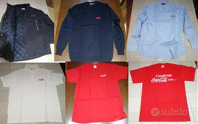 Coca cola Giubotto Camicia Maglietta Polo nuovi
