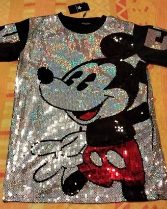 Maglietta Topolino in paillettes brand Primadonna.