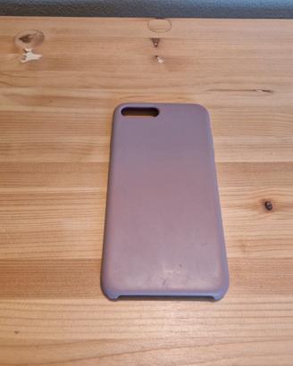 Cover in silicone rosa usata per Iphone 7 Plus