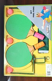 Set Ping Pong Completo Vintage Nuovo