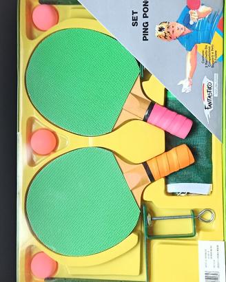 Set Ping Pong Completo Vintage Nuovo