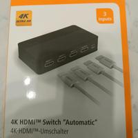 HDMI switch con 4 porte