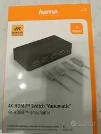 HDMI switch con 4 porte