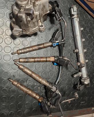 INIETTORI, POMPA E FLAUTO MERCEDES 654 2.0 Diesel