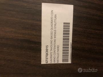 Tavolino basso nuovo apribile Poltrone sofà