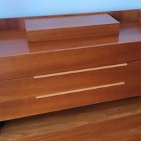 Cassettiera legno massello ciliegio