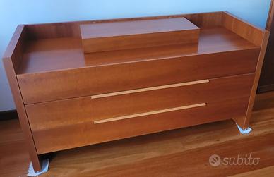 Cassettiera legno massello ciliegio