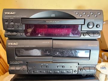 compact disc multiplayer Teac con casse