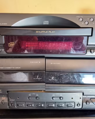compact disc multiplayer Teac con casse