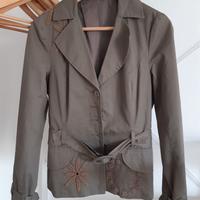 Trench donna color fango Vila