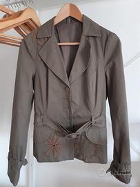 Trench donna color fango Vila