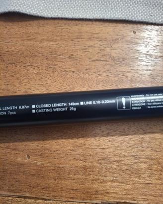 Canna Daiwa Acqualite Bolo da 7 metri  Casting 25