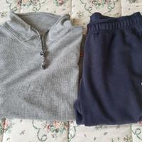 Tuta blu e grigia, nuova, taglia L, da 89 a 45 €
