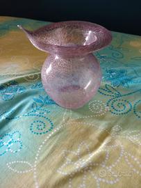 vaso vetro rosa