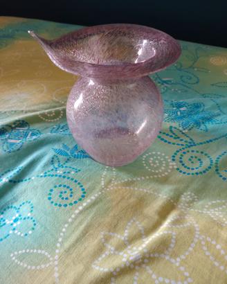 vaso vetro rosa