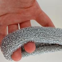 Elastico per chignon colore argento