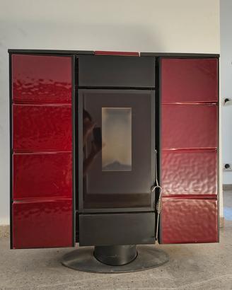 Stufa pellet nordica 13.8 kw Idro 