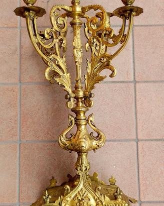 lampada vintage in bronzo usato 
